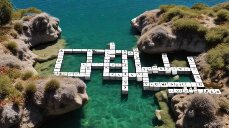 Natural Water Inlet Crossword 3 letters